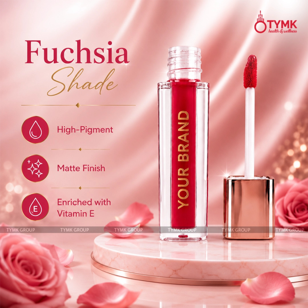 Opulent Glam Liquid Lipstick (Fuchsia Shade) (Long Lasting)