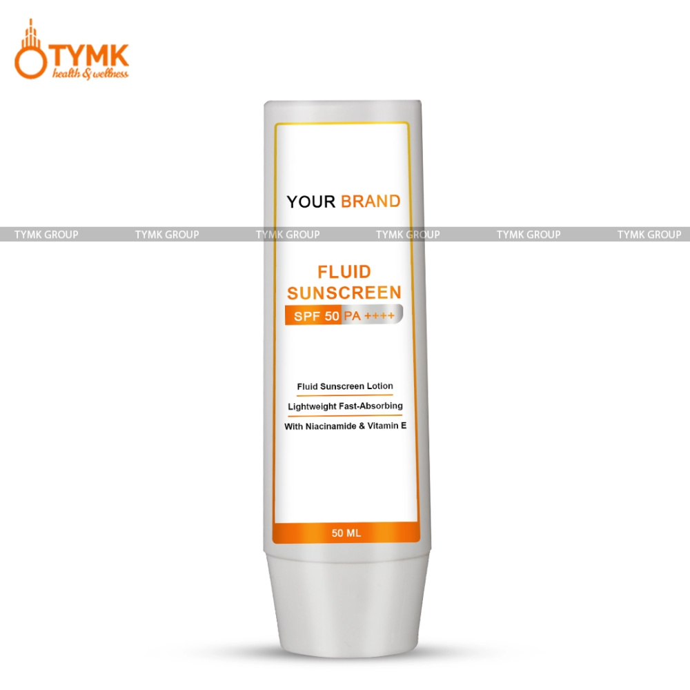 Fluid Sunscreen SPF 50 PA ++++ (With Niacinamide) (Airless Pump Formula)
