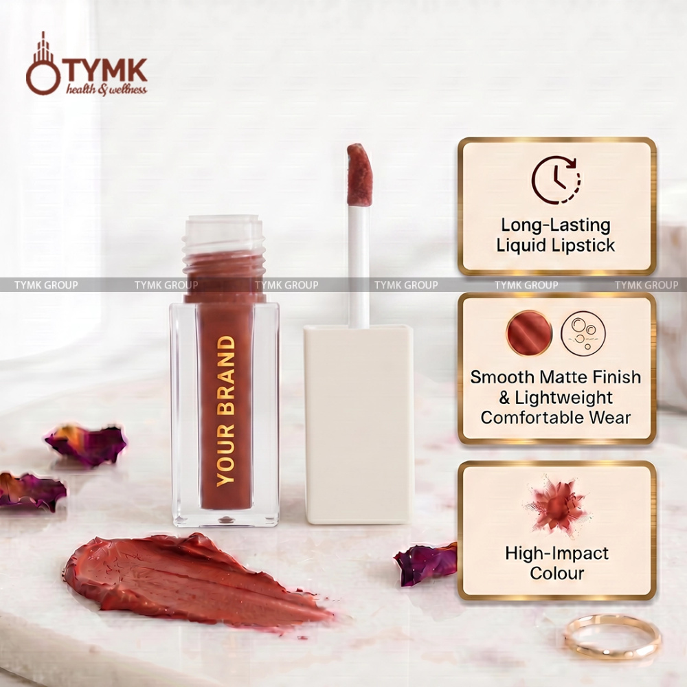 PRIME OPULENT - Liquid Lipstick (Brown Mocha Shade) (Long Lasting)