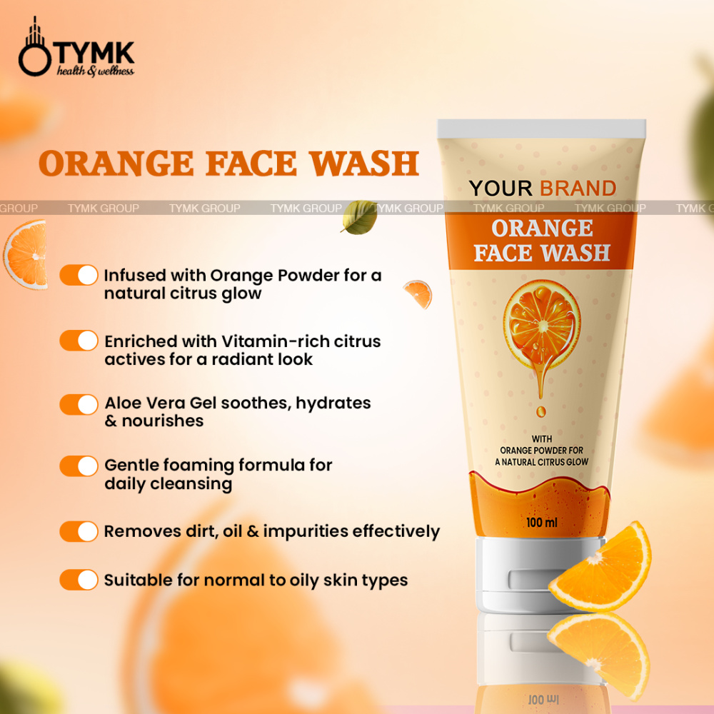 Orange π Face Wash