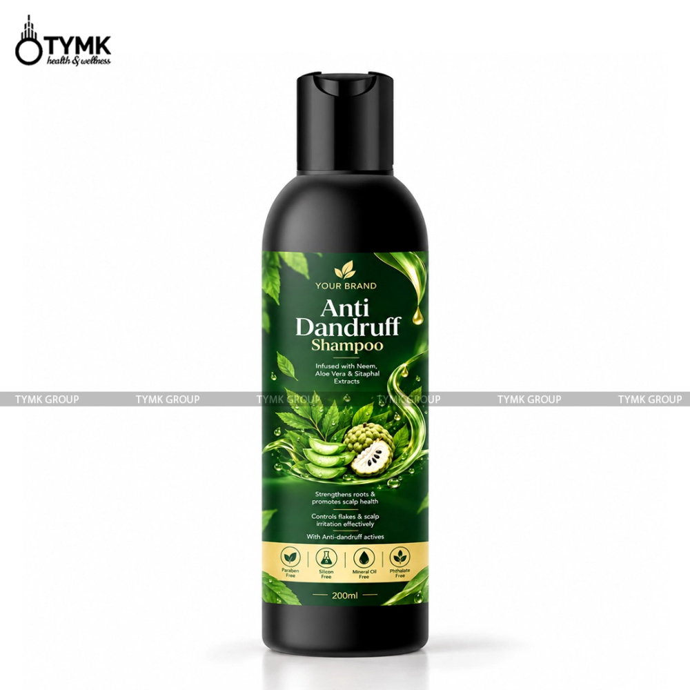 Anti Dandruff Shampoo (with Neem,aloevera & Sitafal Seeds)