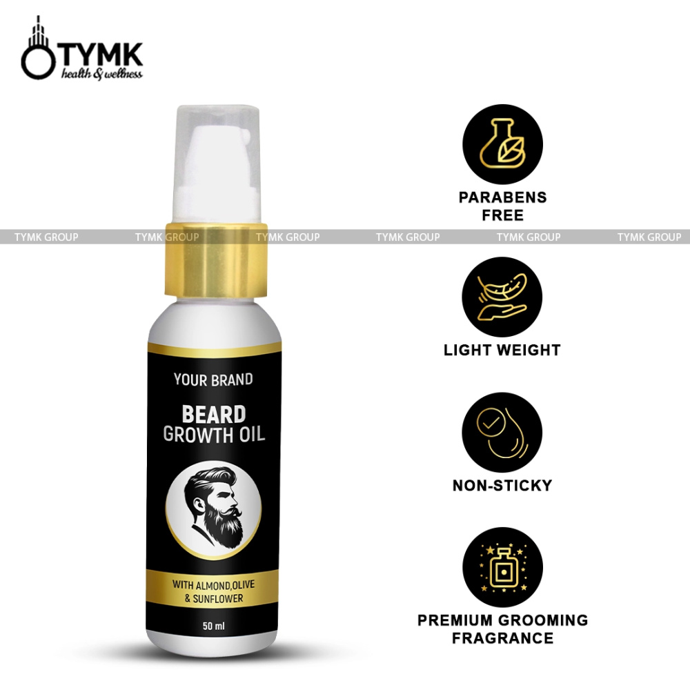 Beard Growth Oil  (with Almond,olive & Sunflower)