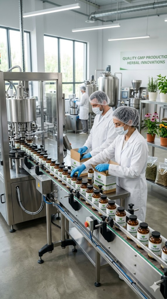 Herbal Wellness Products White Label Manufacturing Company