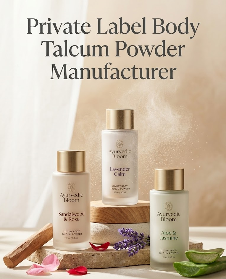 Private Label Body Talcum Powder Manufacturer: Building Your Own Powder Brand