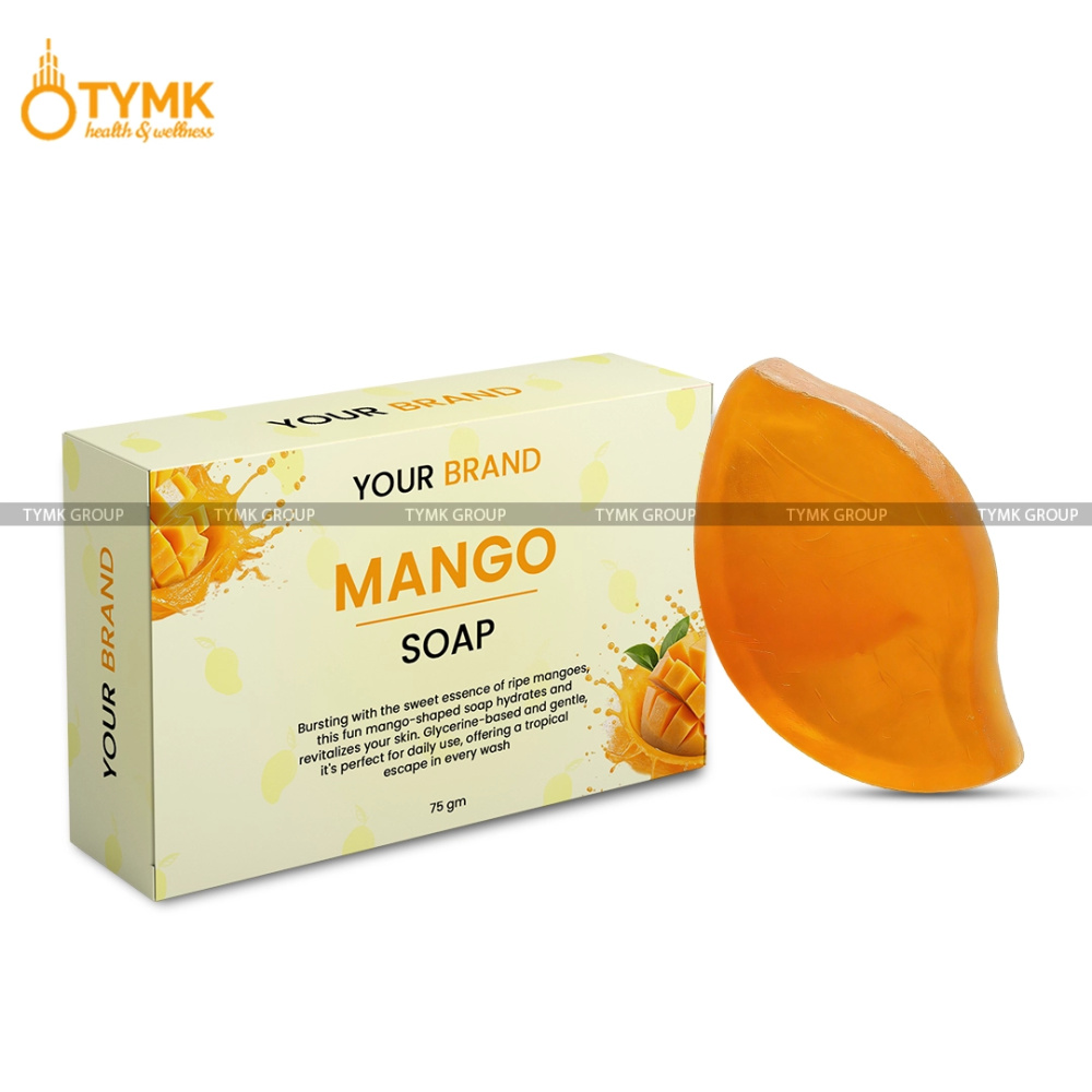 Mango Soap - Designer/ Handmade - (Mango Shape) (Glycerine Based)