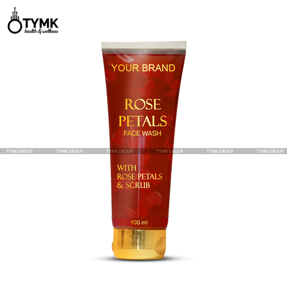 Rose Petals Face wash  (with Rose Petals & Scrub)