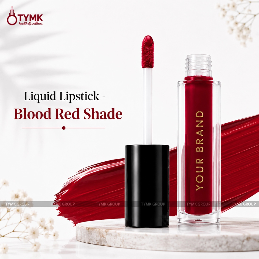 Opulent Glam Liquid Lipstick (Blood Red) (Long Lasting)