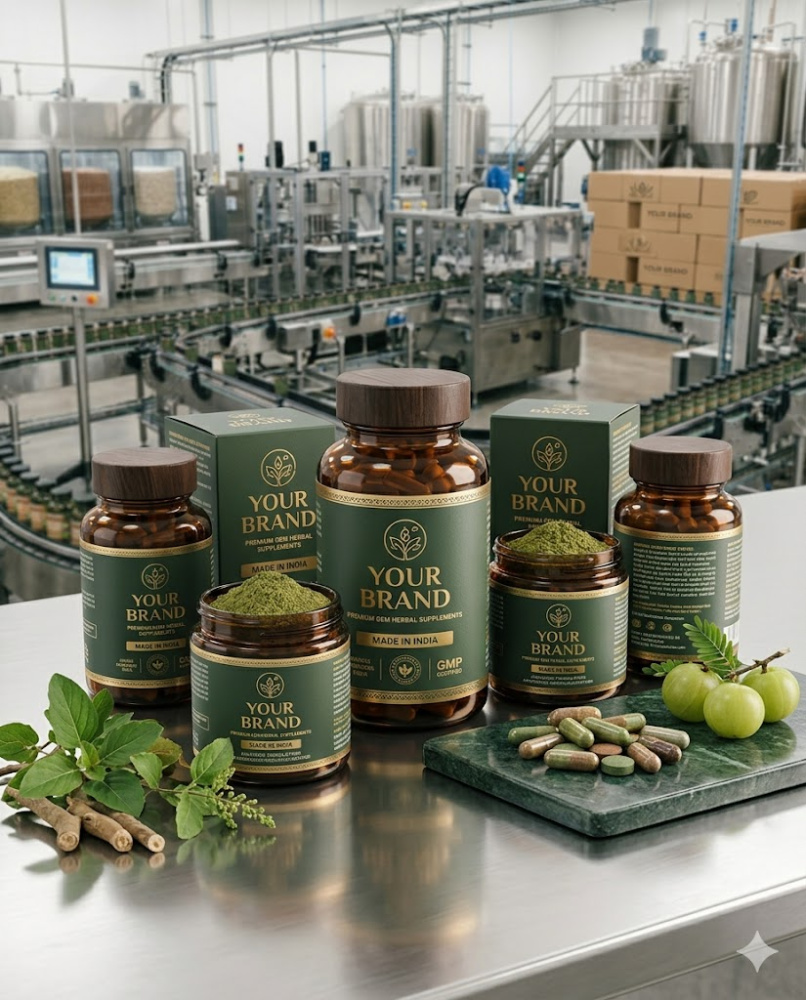 OEM Herbal Supplements Products Manufacturer – Trusted Herbal Nutraceutical Solutions