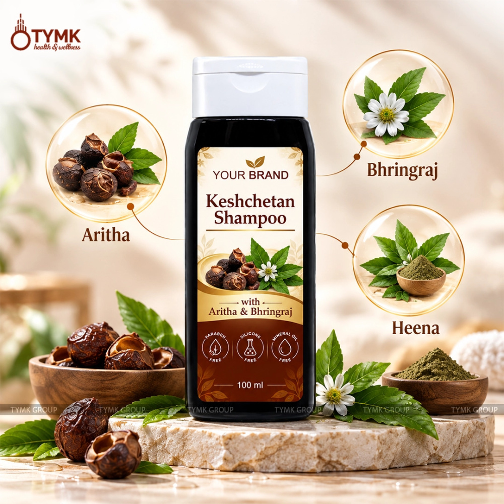 Keshchetan Shampoo (with Aritha & Bhringraj)