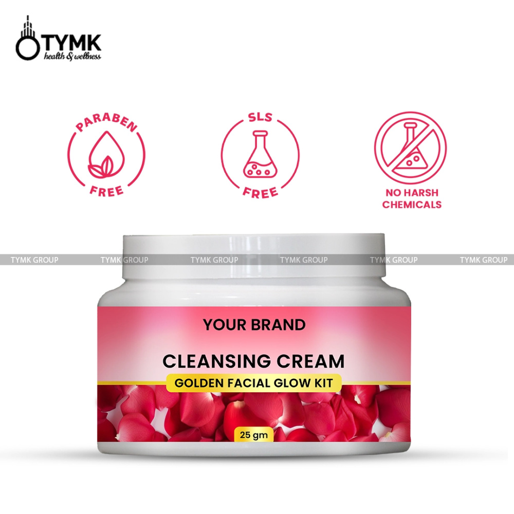 Cleansing Cream (Golden Facial Glow Kit) (With Rose Extract) - 25 GM