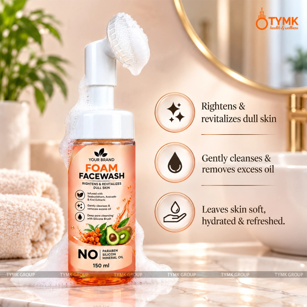 Foam Facewash - Sea Buckthorn, Avocado And Kiwi
