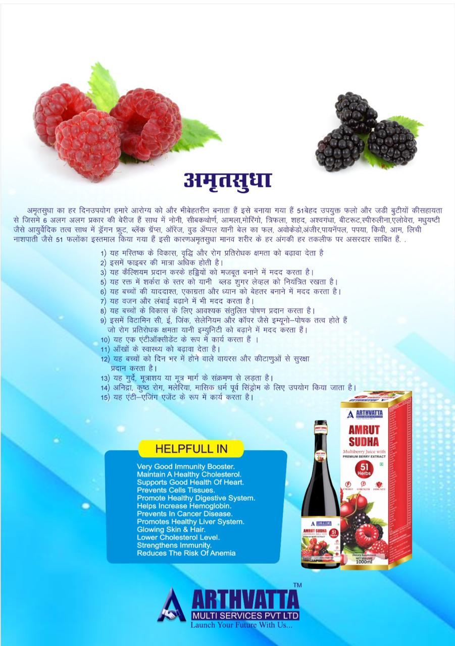 AMRUTSUDHA MULTI BERRY JUICE