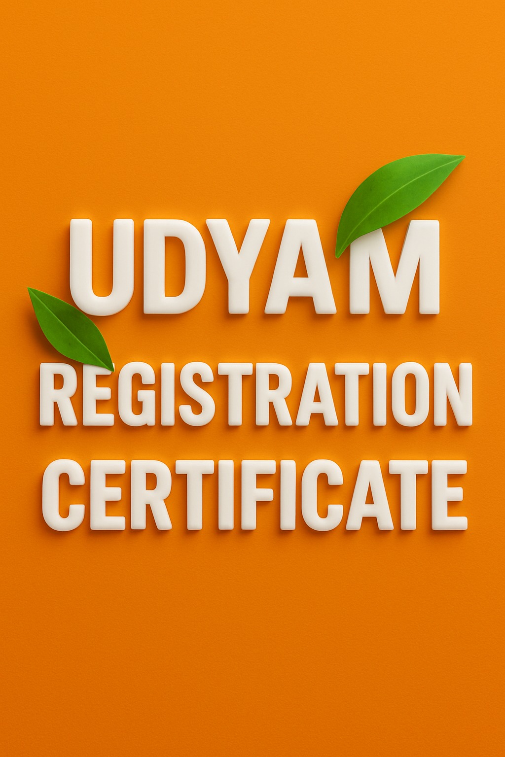 UDYAM REGISTRATION CERTIFICATE