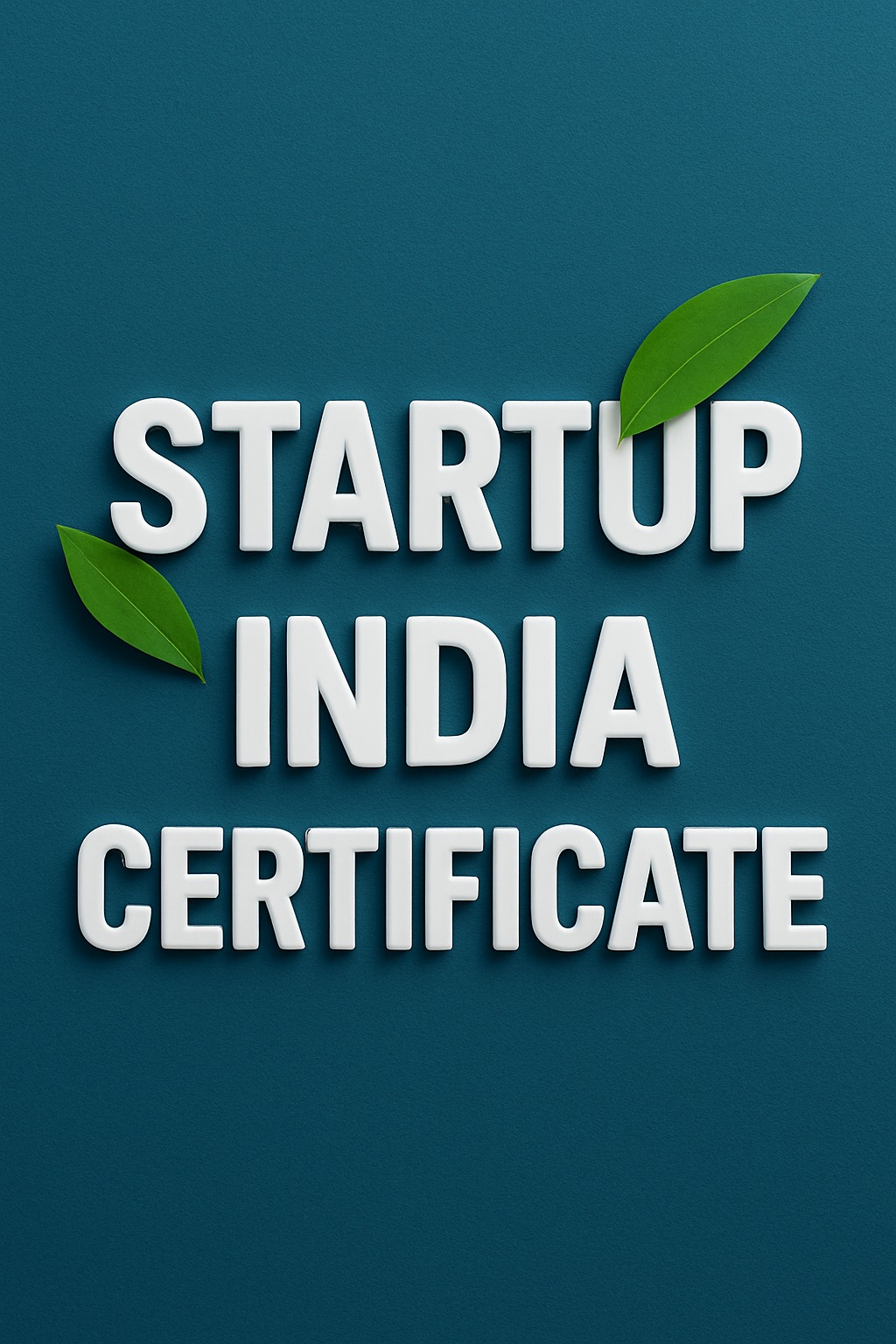STARTUP INDIA CERTIFICATE
