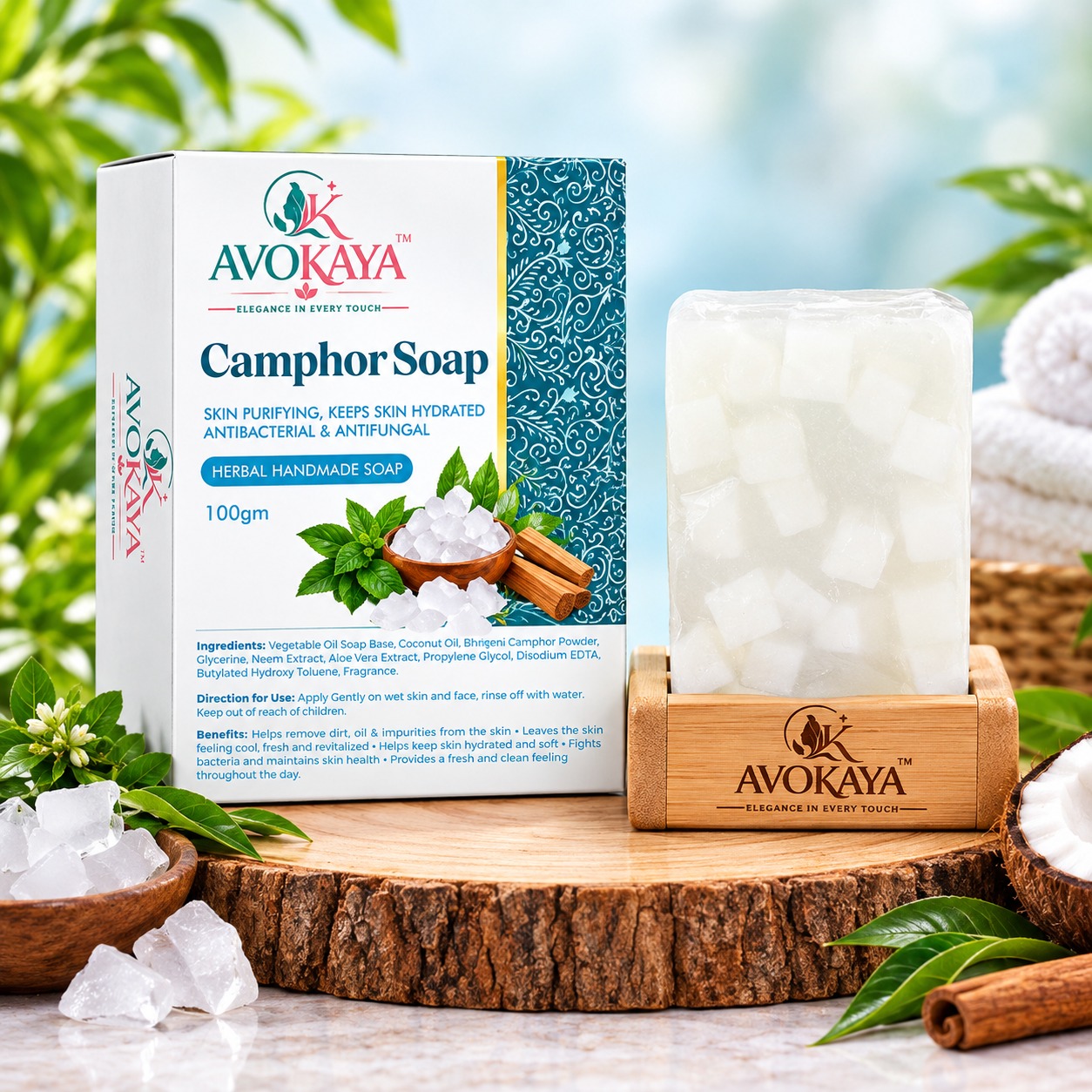 Camphor Herbal Homemade Soap