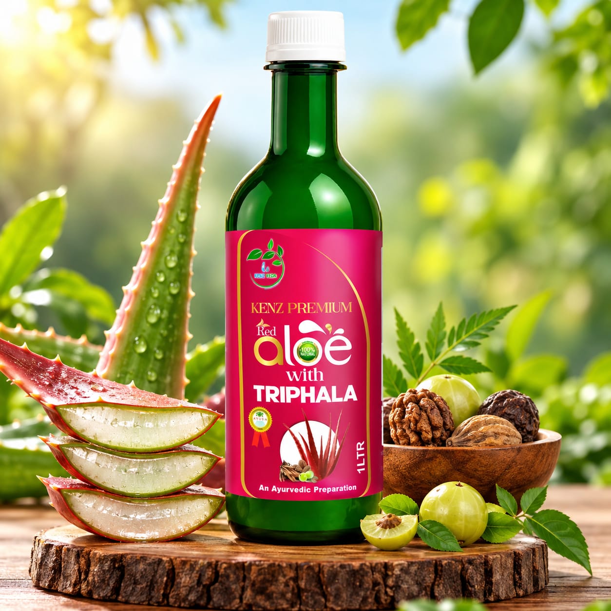 KENZZ PREMIUM RED ALOE WITH TRIPHALA