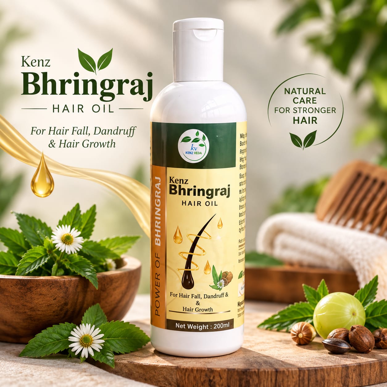 KENZZ BHRINGRAJ HAIR OIL