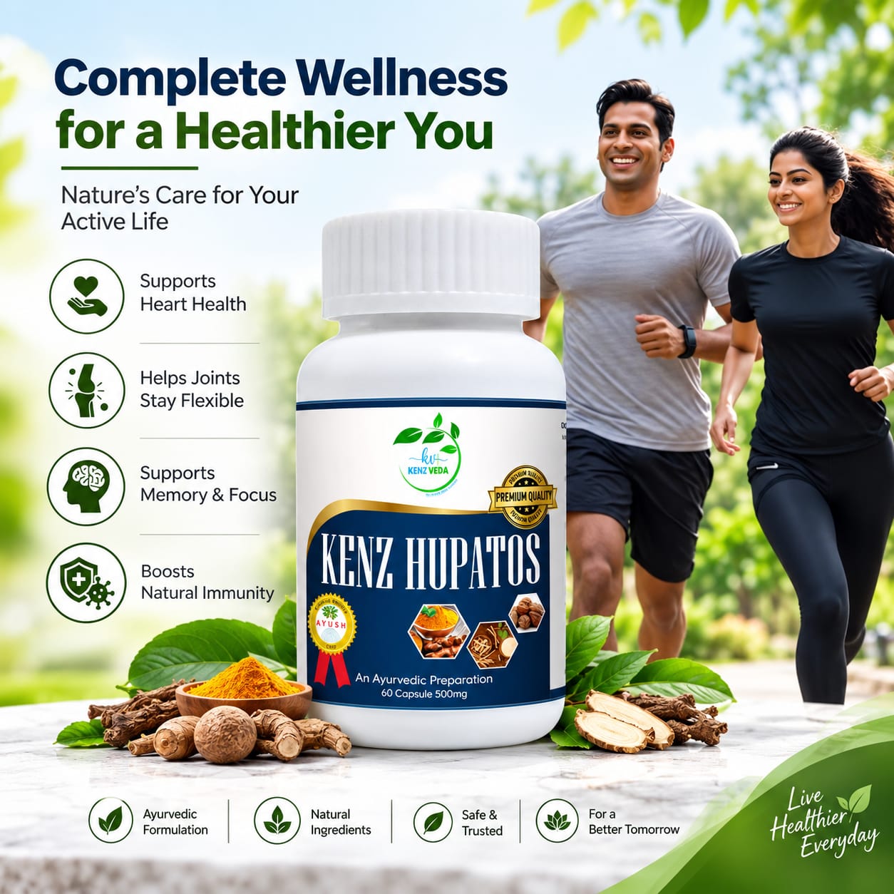 KENZZ HUPATOS 500mg/30 CAP
