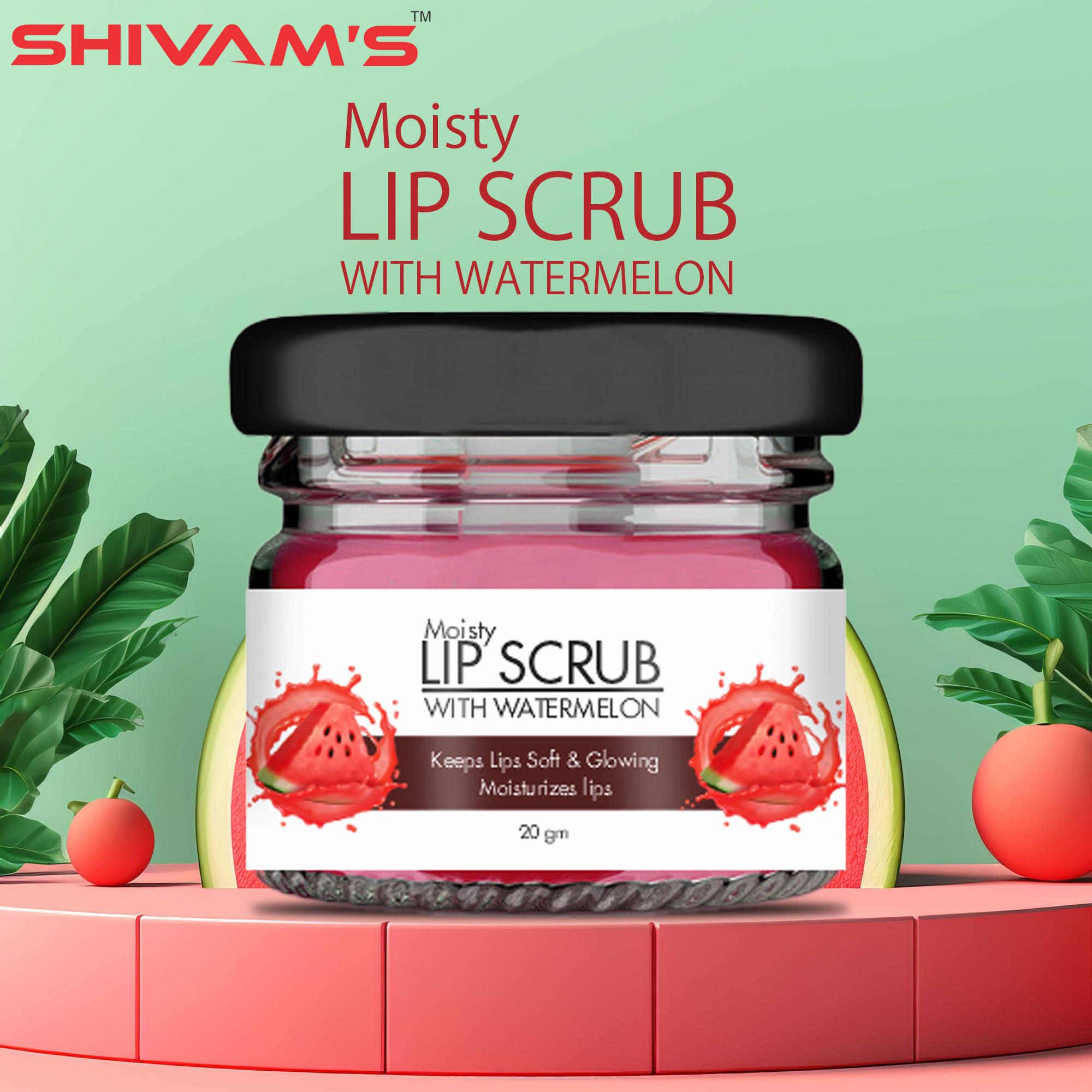 Moisty Lip Scrub with Watermelon