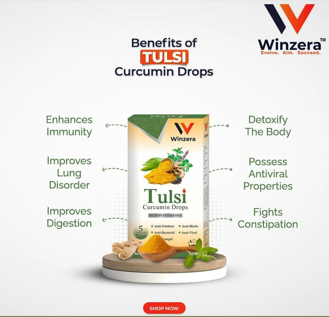 Benefits of Tulsi+Curcumin